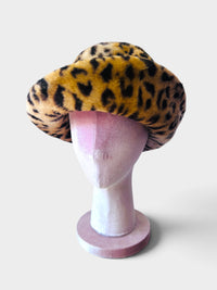 Spotted Drama: Vintage 60s Angel Designs Leopard-Print Hat