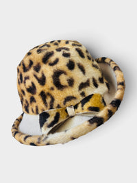 Spotted Drama: Vintage 60s Angel Designs Leopard-Print Hat