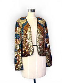 After Dark | Jack Bryan Vintage Art Deco Glam Sequin Jacket