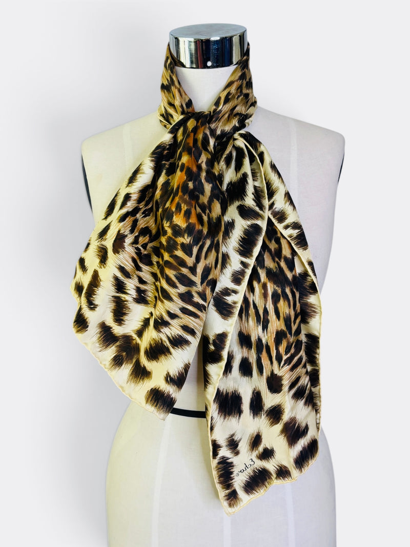 The Wild Silk: Echo Leopard Print Scarf