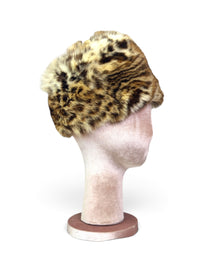 Vintage Genuine Fur Pillbox Hat | Mid-Century Luxury Millinery | One-of-a-Kind Collector Accessory