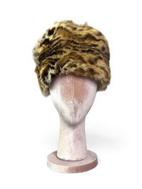 Vintage Genuine Fur Pillbox Hat | Mid-Century Luxury Millinery | One-of-a-Kind Collector Accessory