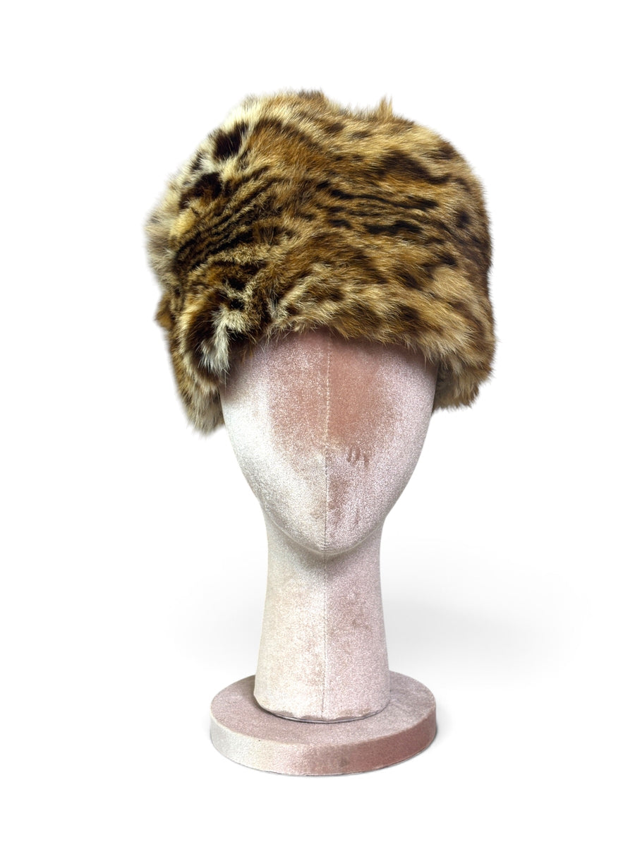 Vintage Genuine Fur Pillbox Hat | Mid-Century Luxury Millinery | One-of-a-Kind Collector Accessory