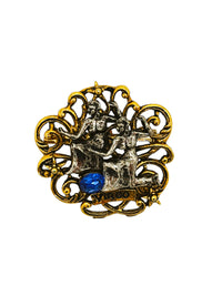 Vintage Arthur Pepper ART Virgo Zodiac Brooch