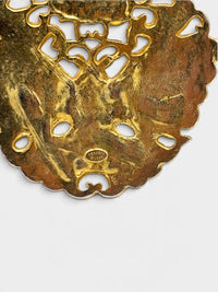Vintage Kenneth Jay Lane Highly Collectible Gold-Tone Statement Moth Necklace