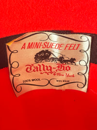 Red Alert | Vintage 60's Mod Tally Ho New York Avant-Garde Hat