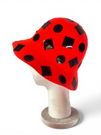 Red Alert | Vintage 60's Mod Tally Ho New York Avant-Garde Hat