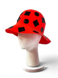 Red Alert | Vintage 60's Mod Tally Ho New York Avant-Garde Hat
