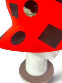 Red Alert | Vintage 60's Mod Tally Ho New York Avant-Garde Hat