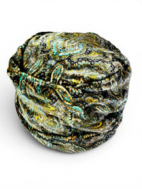 Decadence in Velvet | Leslie James Statement Torque Turban Hat