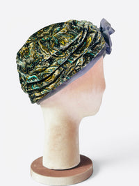 Decadence in Velvet | Leslie James Statement Torque Turban Hat