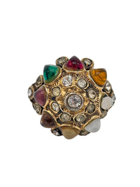 Jewels Fit For A Princess I Vendome Vintage Thai Princess Rhinestone Dome Ring
